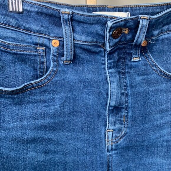 PRICE DROP! Madewell Jeans Dark Wash Curvy High Rise Skinny Leg 24 - Picture 2 of 3